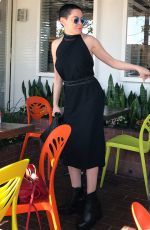 ROSE MCGOWAN at Fred Segal in West Hollywood 03/01/2017