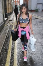 ROXANNE PALLETT in Leggings and Tank Top Out in London 03/20/2017