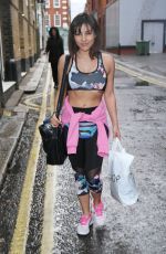 ROXANNE PALLETT in Leggings and Tank Top Out in London 03/20/2017