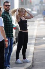 ROXY HORNER on the Set of a Photoshoot in Milan 03/17/2017