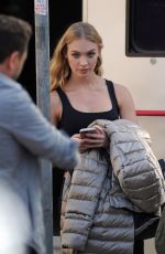 ROXY HORNER on the Set of a Photoshoot in Milan 03/17/2017