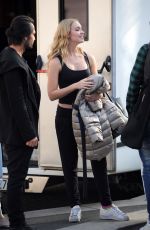 ROXY HORNER on the Set of a Photoshoot in Milan 03/17/2017