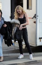 ROXY HORNER on the Set of a Photoshoot in Milan 03/17/2017