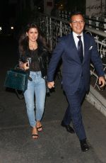 ROXY SOWLATY Arrives at Madeo Restaurant in West Hollywood 03/25/2017