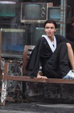 RUBY ROSE on the Set of a Photoshoot in New York 03/01/2017