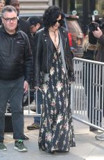 RUMER WILLIS Arrives at AOL Studio in New York 03/29/2017