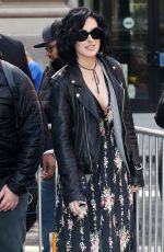 RUMER WILLIS Arrives at AOL Studio in New York 03/29/2017