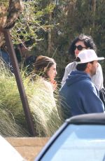 RUMER WILLIS Debuts New Cropped, Curly Dark Brown Hairdo at Soho House in Malibu 03/19/2017