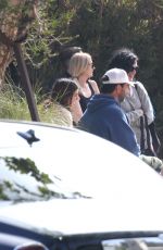 RUMER WILLIS Debuts New Cropped, Curly Dark Brown Hairdo at Soho House in Malibu 03/19/2017