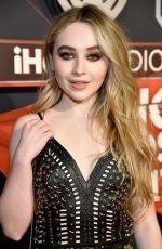 SABRINA CARPENTER at 2017 iHeartRadio Music Awards in Los Angeles 03/05/2017