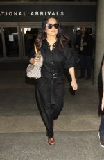 SALMA HAYEK at Los Angeles International Airport 03/28/2017
