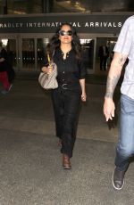 SALMA HAYEK at Los Angeles International Airport 03/28/2017