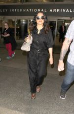 SALMA HAYEK at Los Angeles International Airport 03/28/2017