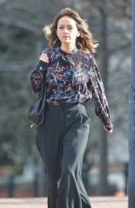 SAMIA GHADIE on the Set of Coronation Street in Manchester 03/06/2017