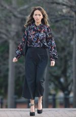 SAMIA GHADIE on the Set of Coronation Street in Manchester 03/06/2017