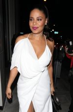 SANAA LATHAN at Catch LA in West Hollywood 03/16/2017