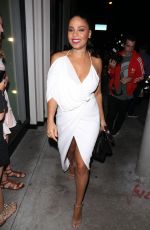 SANAA LATHAN at Catch LA in West Hollywood 03/16/2017