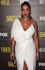 SANAA LATHAN at Shots Fired TV Series Premiere in Los Angeles 03/16/2017