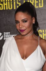 SANAA LATHAN at Shots Fired TV Series Premiere in Los Angeles 03/16/2017