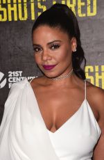 SANAA LATHAN at Shots Fired TV Series Premiere in Los Angeles 03/16/2017
