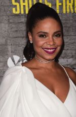 SANAA LATHAN at Shots Fired TV Series Premiere in Los Angeles 03/16/2017