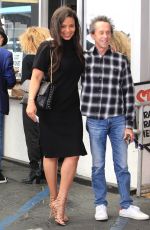 SANAA LATHAN Out for Lunch at Brian Grazer in Beverly Hills 03/24/2017