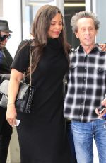 SANAA LATHAN Out for Lunch at Brian Grazer in Beverly Hills 03/24/2017