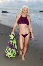 SARA BARRETT in Bikini at a Beach in Malibu 03/22/2017