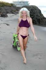 SARA BARRETT in Bikini at a Beach in Malibu 03/22/2017