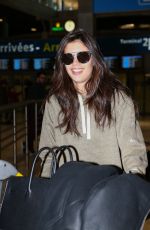 SARA SAMPAIO Arrives at a Airport in Paris 02/28/2017