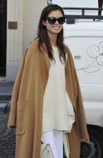 SARA SAMPAIO Arrives at Balmain Fashion Show at Paris Fashion Week 03/02/2017