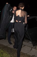SARA SAMPAIO Leaves Madison Beer; Birthday Party in Paris 03/04/2017