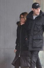 SARAH HYLAND and Dominic Sherwood Leaves Scotia Bank Theatre in Toronto 03/26/2017