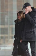 SARAH HYLAND and Dominic Sherwood Leaves Scotia Bank Theatre in Toronto 03/26/2017