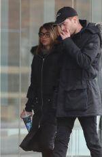 SARAH HYLAND and Dominic Sherwood Leaves Scotia Bank Theatre in Toronto 03/26/2017