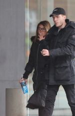 SARAH HYLAND and Dominic Sherwood Leaves Scotia Bank Theatre in Toronto 03/26/2017