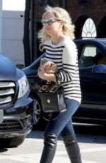 SARAH MICHELLE GELLAR Leaves a Hair Salon in West Hollywood 02/28/2017