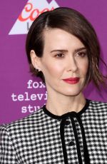 SARAH PAULSON at Feud: Bette and Joan Premiere in Los Angeles 03/01/2017