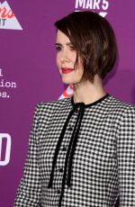 SARAH PAULSON at Feud: Bette and Joan Premiere in Los Angeles 03/01/2017