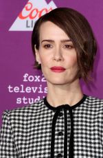 SARAH PAULSON at Feud: Bette and Joan Premiere in Los Angeles 03/01/2017