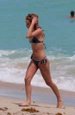 SARAH SNYDER in Bikini at a Beach in Miami 03/25/2017
