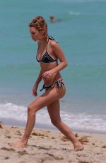 SARAH SNYDER in Bikini at a Beach in Miami 03/25/2017