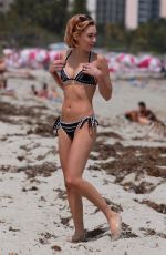 SARAH SNYDER in Bikini at a Beach in Miami 03/25/2017