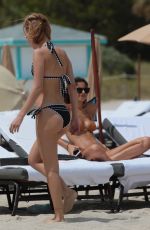 SARAH SNYDER in Bikini at a Beach in Miami 03/25/2017