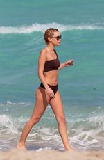 SARAH SNYDER in Bikini on the Beach in Miami 03/26/2017