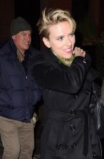 SCARLETT JOHANSSON Arrives at the SNL Party in New York 03/11/2017