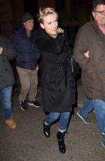 SCARLETT JOHANSSON Arrives at the SNL Party in New York 03/11/2017