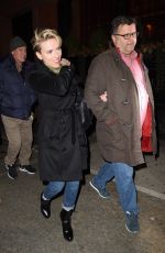 SCARLETT JOHANSSON Arrives at the SNL Party in New York 03/11/2017