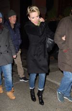SCARLETT JOHANSSON Arrives at the SNL Party in New York 03/11/2017