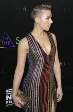 SCARLETT JOHANSSON at Ghost in the Shell Premiere in New York 03/29/2017